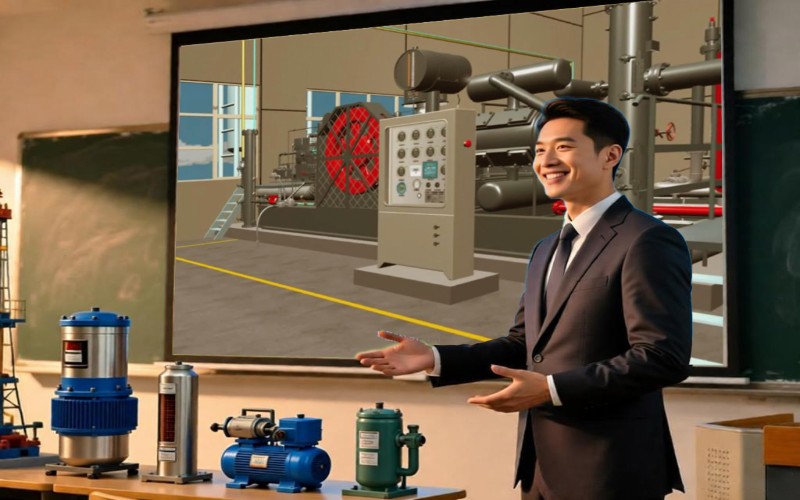 天然气处理模拟仿真实训系统3D可视化展示